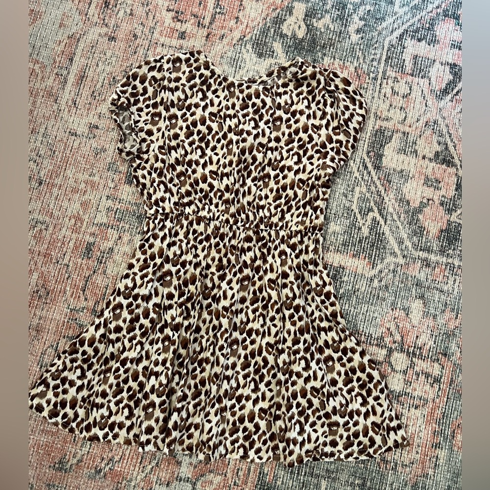 Old Navy Toddler Girl Leopard š Print Dress Size 2t